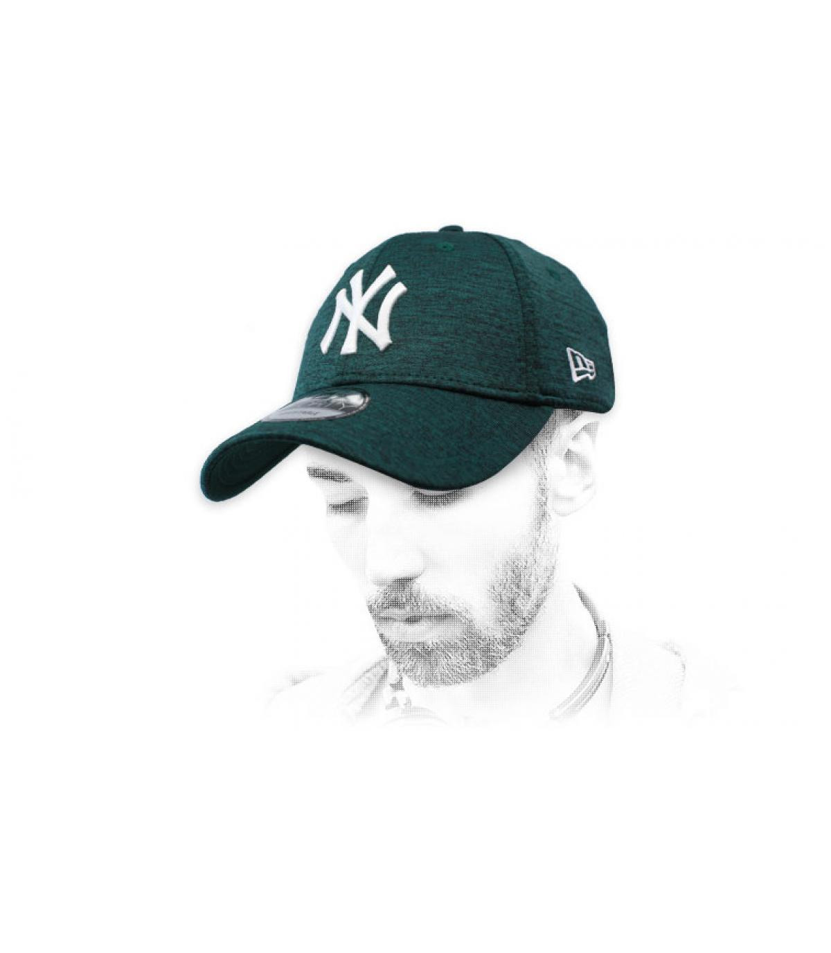 casquette NY vert Dry Switch Casquette Dry Switch NY 9Forty dark green